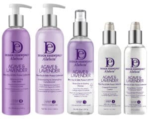 Hair products by Design Essentials, an exhibitor and partner at HairCon.