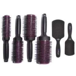 Set of brushes by Ergo, an exhibitor at HairCon.