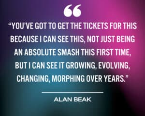 Alan Beak Quote about HairCon. Alan Beak will be live on stage at HairCon in June.