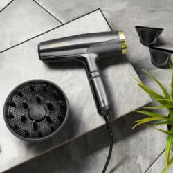 A Hairdryer from Salons Direct, a collaborator at HairCon